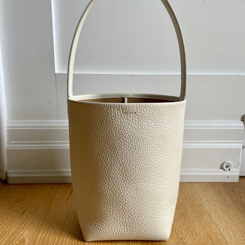 The Row Small Ivory Park Tote - Picture 1 of 7